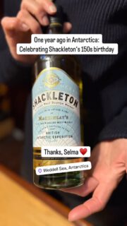 February 15th 2024: celebrating Sir Ernest Shackleton‘s birthday on board of the Selma in the #weddellsea, #antarctica during our Sailing SOUTH expedition. 🥰. #selmaexpeditions #sailingsouth #sailingadventure #southernocean #highlatitudesailing #sailingantarctica #shackleton #shackletonwhisky
